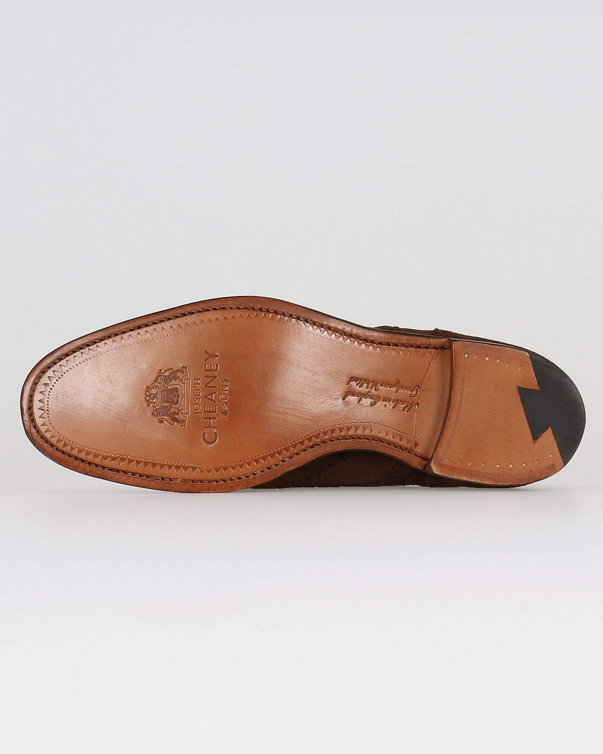 Cheaney Arthur III Oxford Brogue - Brown Plough Suede | Cheaney Shoes Shoes | JEANSTORE