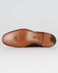 Cheaney Arthur III Oxford Brogue - Brown Plough Suede | Cheaney Shoes Shoes | JEANSTORE