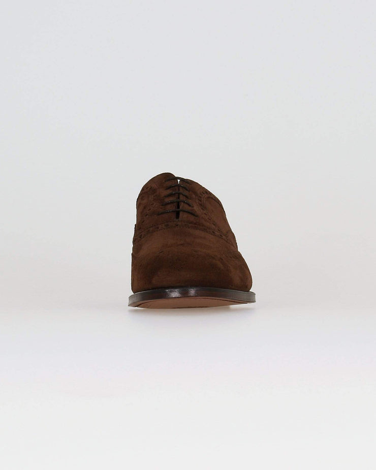 Cheaney Arthur III Oxford Brogue - Brown Plough Suede | Cheaney Shoes Shoes | JEANSTORE