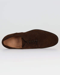 Cheaney Arthur III Oxford Brogue - Brown Plough Suede | Cheaney Shoes Shoes | JEANSTORE