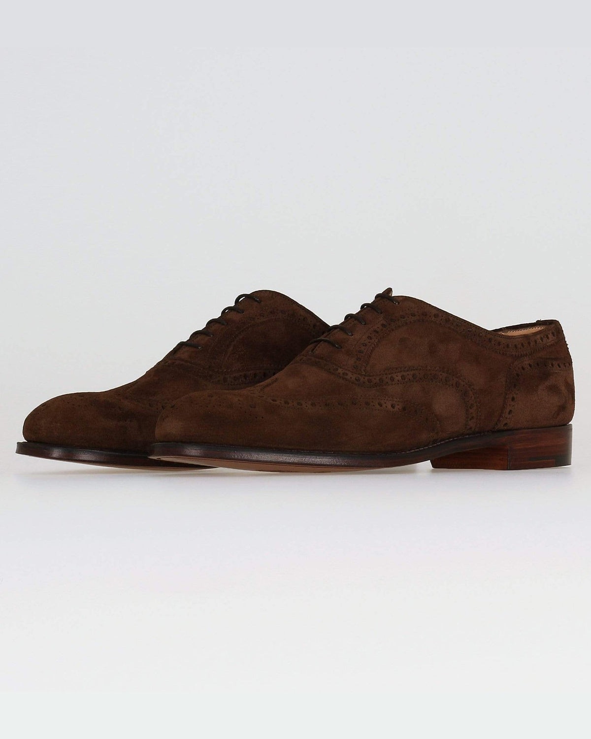 Cheaney Arthur III Oxford Brogue - Brown Plough Suede | Cheaney Shoes Shoes | JEANSTORE