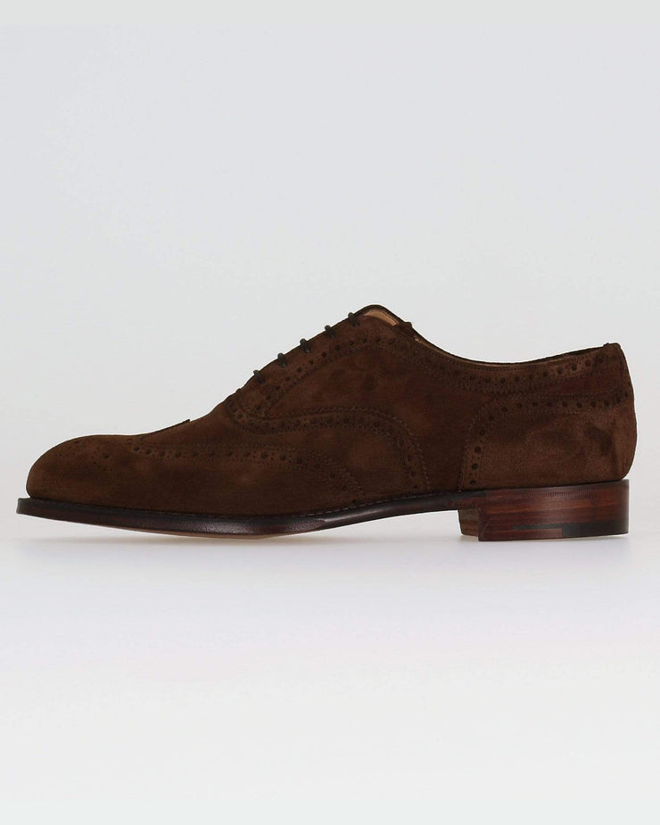 Cheaney Arthur III Oxford Brogue - Brown Plough Suede | Cheaney Shoes Shoes | JEANSTORE