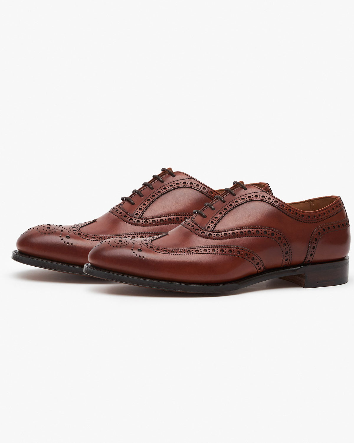 Cheaney Arthur III Oxford Brogue - Dark Leaf Burnished Calf Leather | Cheaney Shoes Shoes | JEANSTORE