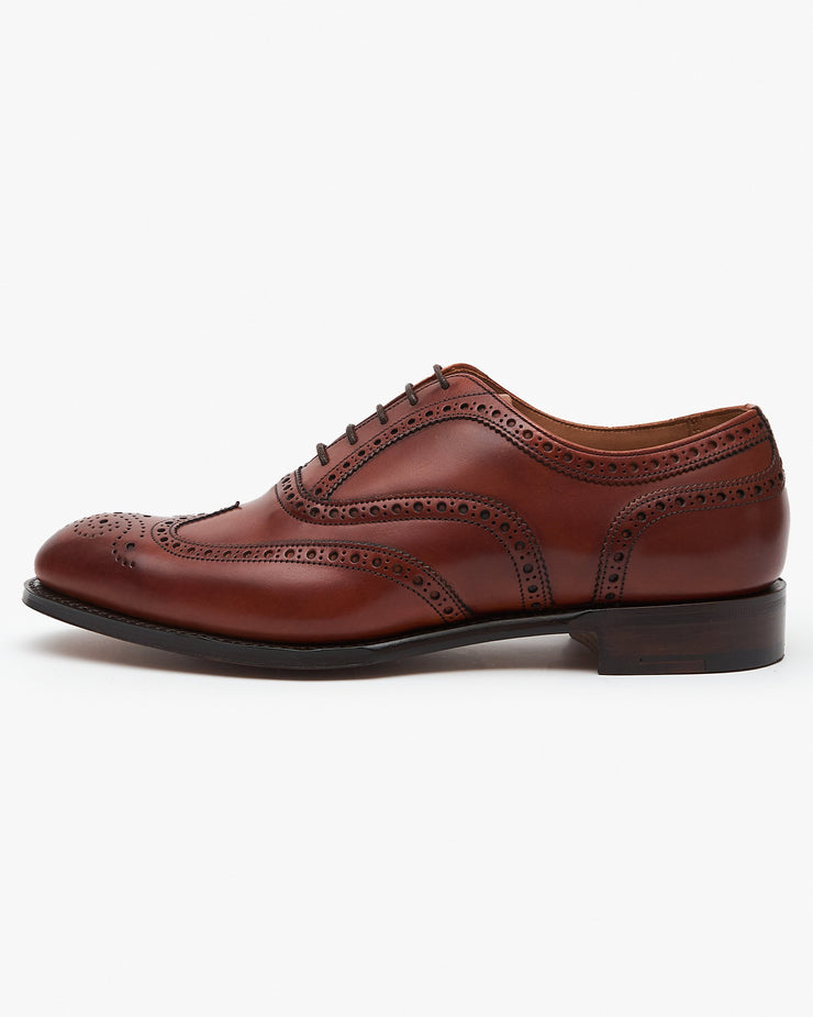 Cheaney Arthur III Oxford Brogue - Dark Leaf Burnished Calf Leather | Cheaney Shoes Shoes | JEANSTORE