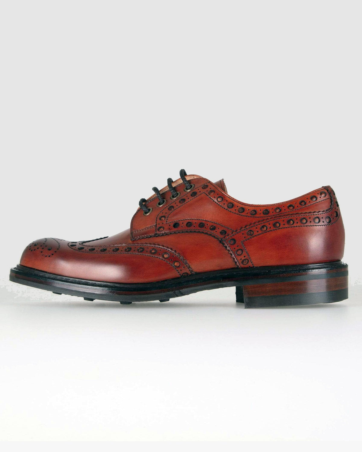 Cheaney Avon R Wingcap Derby Brogue - Dark Leaf Calf Leather / Dainite Rubber Sole | Cheaney Shoes Shoes | JEANSTORE