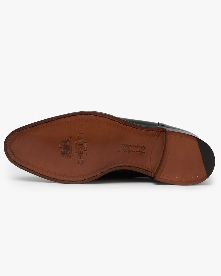 Cheaney Fenchurch Oxford Shoe - Black Calf Leather | Cheaney Shoes Shoes | JEANSTORE