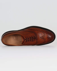 Cheaney Hythe II R Wingcap Oxford Brogue - Mahogany Grain Leather | Cheaney Shoes Shoes | JEANSTORE