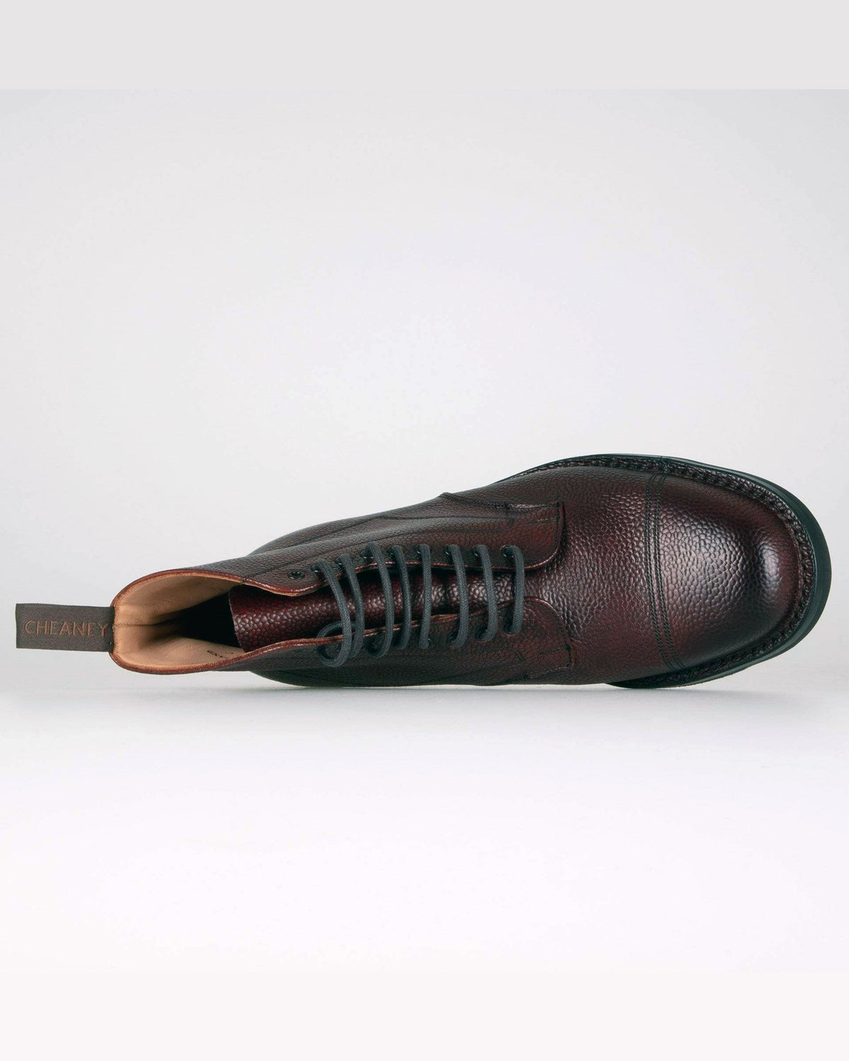 Cheaney Pennine II R Country Derby Boot - Burgundy Grain Leather | Cheaney Shoes Boots | JEANSTORE