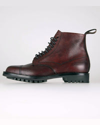Cheaney Pennine II R Country Derby Boot - Burgundy Grain Leather | Cheaney Shoes Boots | JEANSTORE