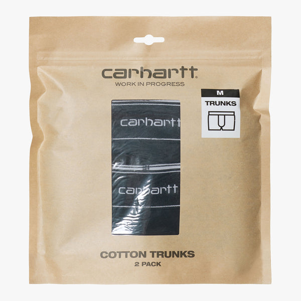 Carhartt WIP Cotton Trunks 2pk - Black | Carhartt WIP Underwear | JEANSTORE