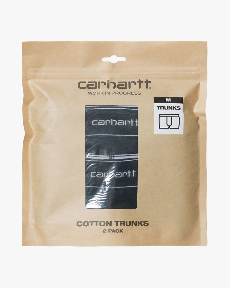 Carhartt WIP Cotton Trunks 2pk - Black | Carhartt WIP Underwear | JEANSTORE