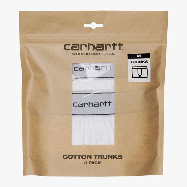 Carhartt WIP Cotton Trunks 2pk - White | Carhartt WIP Underwear | JEANSTORE