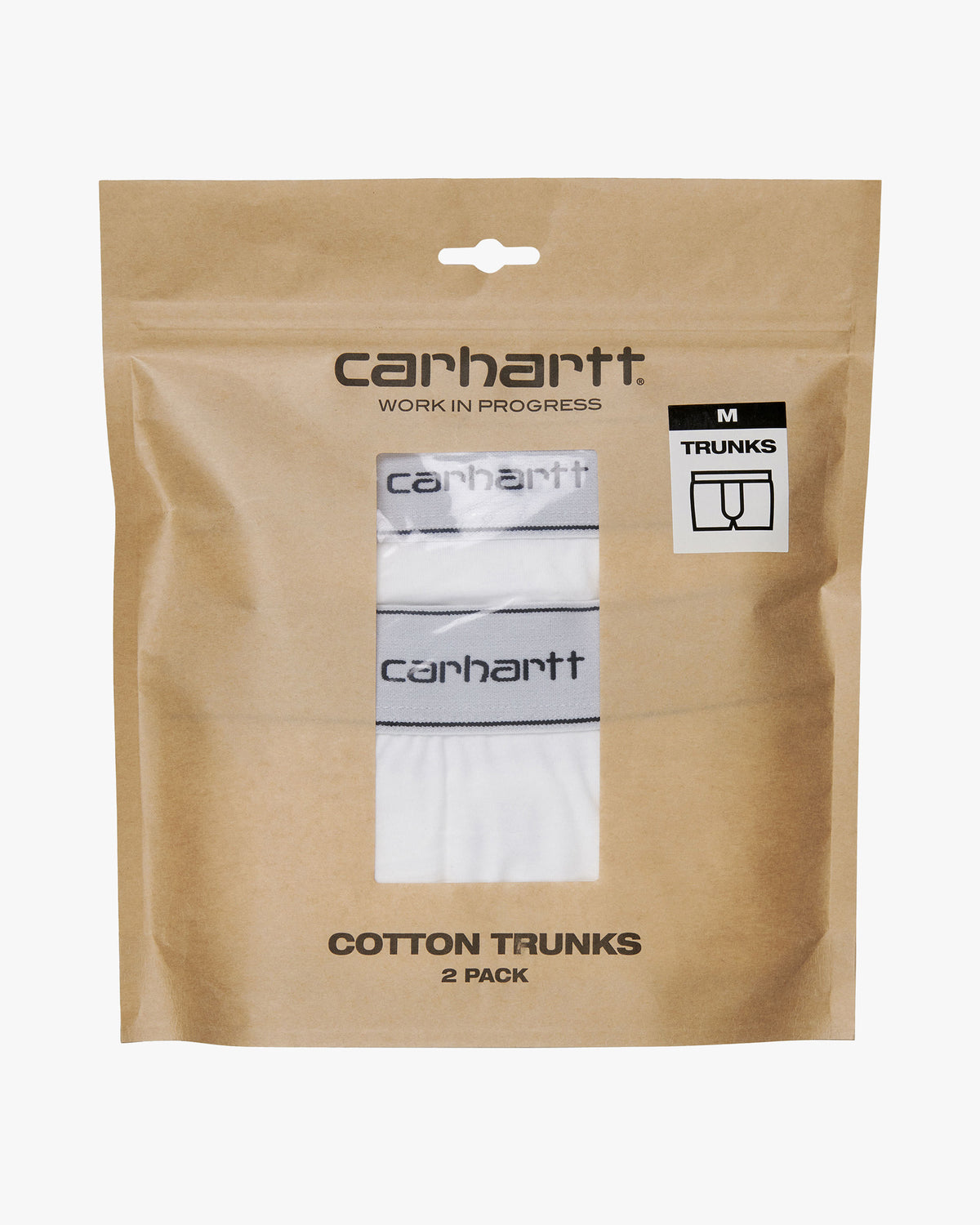 Carhartt WIP Cotton Trunks 2pk - White | Carhartt WIP Underwear | JEANSTORE
