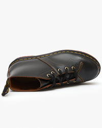 Dr Martens Archive Church Leather Monkey Boots - Black Vintage Smooth | Dr Martens Boots | JEANSTORE