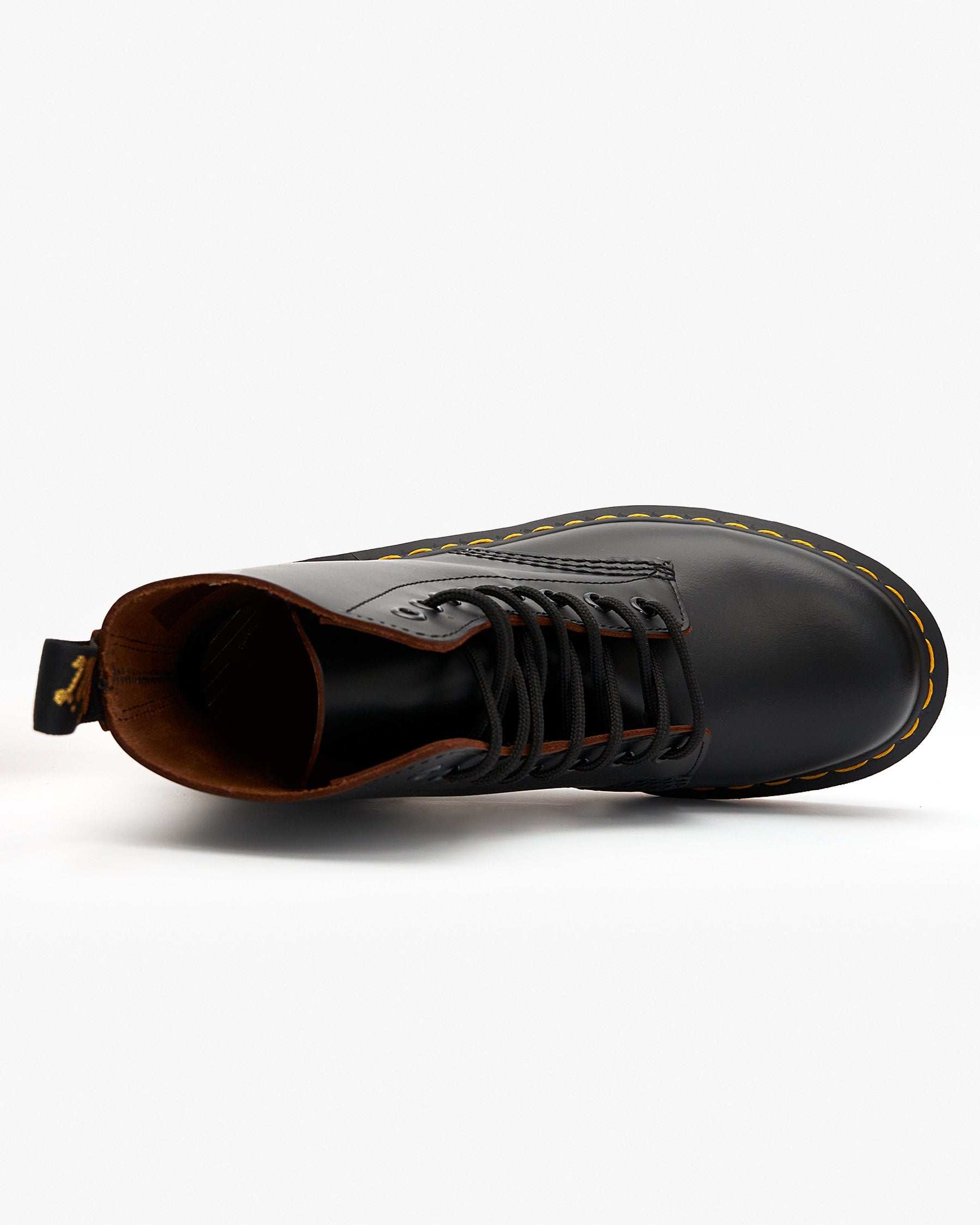 Dr Martens Made In England Vintage 1460 Boots - Black Quilon Dr Martens Made In England Vintage 1460 Boots - Black Quilon