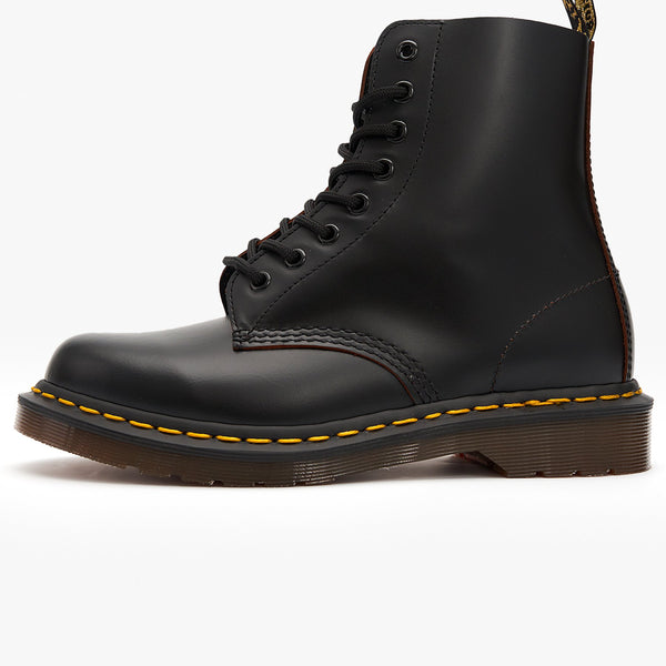 Dr Martens Made In England Vintage 1460 Boots - Black Quilon | Dr Martens Boots | JEANSTORE