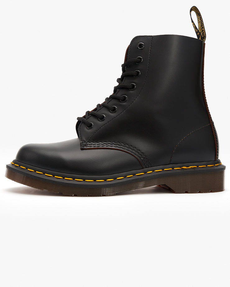 Dr Martens Made In England Vintage 1460 Boots - Black Quilon | Dr Martens Boots | JEANSTORE