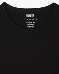 Edwin Double Pack S/S Tees - Black | Edwin T Shirts | JEANSTORE