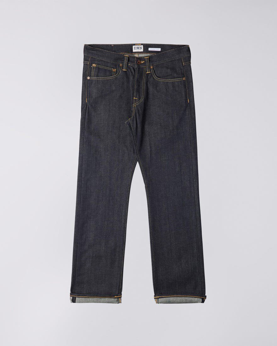 Edwin ED-47 Regular Fit Mens Jeans - 14oz Red Listed Selvage Denim / Blue Unwashed | Edwin Jeans | JEANSTORE