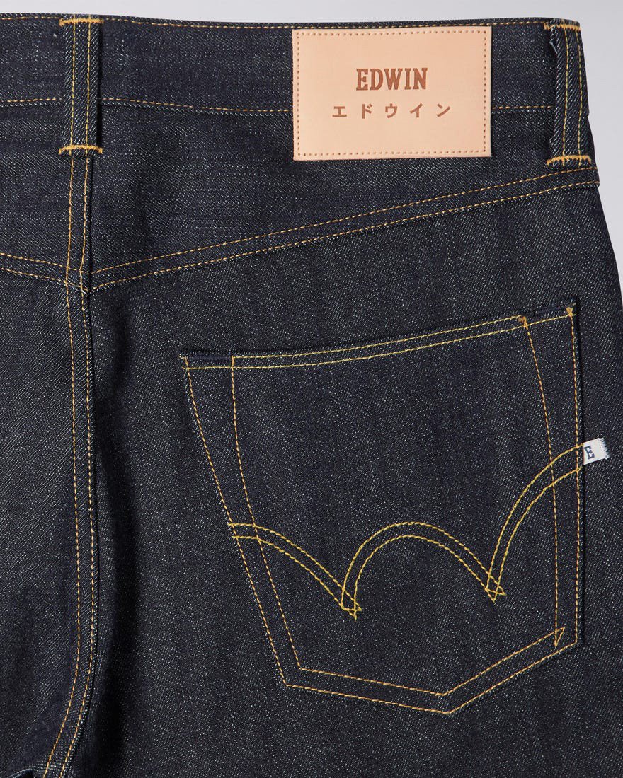 Edwin ED-47 Regular Fit Mens Jeans - 14oz Red Listed Selvage Denim / Blue Unwashed | Edwin Jeans | JEANSTORE