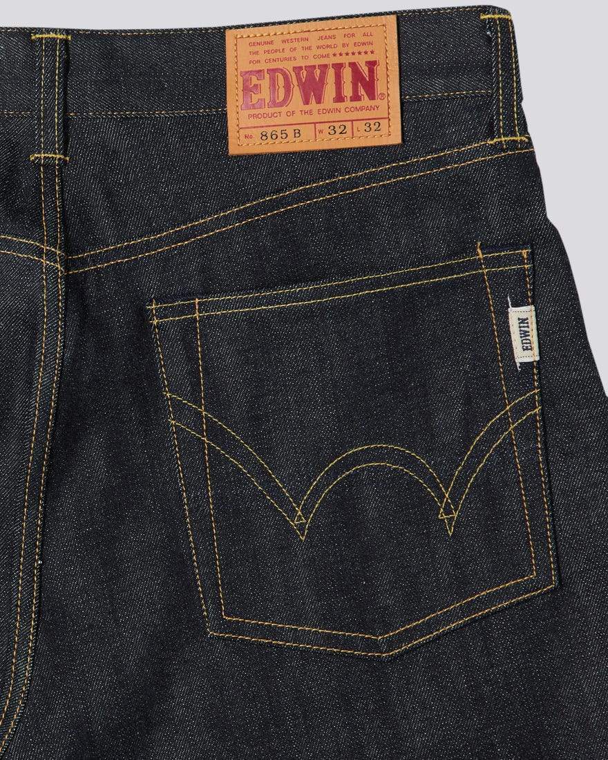 Edwin Nashville Loose Mens Jeans - 14oz Red Listed Selvage Denim / Blue Unwashed | Edwin Jeans | JEANSTORE