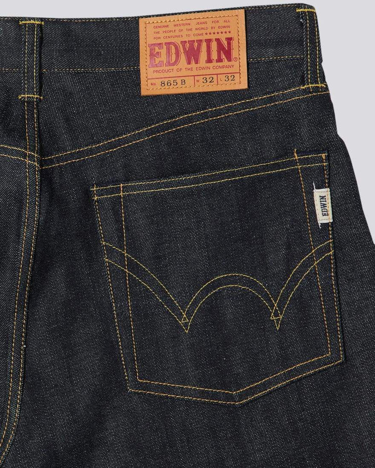 Edwin Nashville Pant Red Listed Selvage Loose Jeans - Blue Unwashed ...