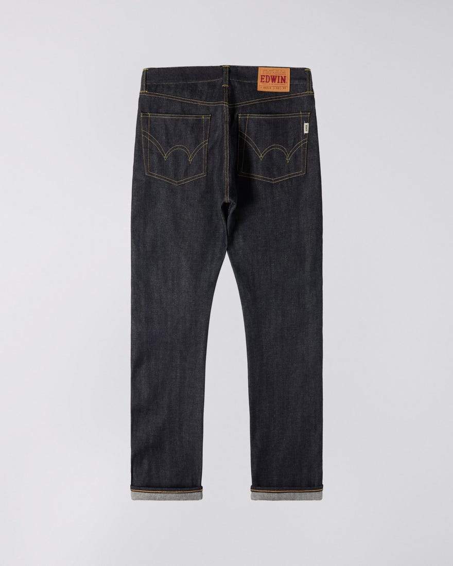 Edwin Nashville Pant Red Listed Selvage Loose Jeans - Blue Unwashed