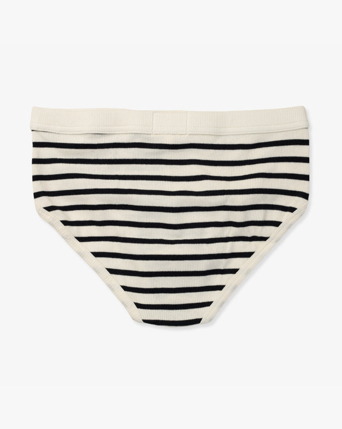 Hemen Biarritz Etor Breton Stripes Brief - Natural / Marine | Hemen Biarritz Underwear | JEANSTORE