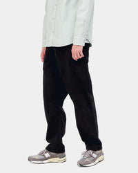 Carhartt WIP Flint Pant Regular Tapered Mens Trousers - Black Garment Dyed | Carhartt WIP Chinos & Trousers | JEANSTORE