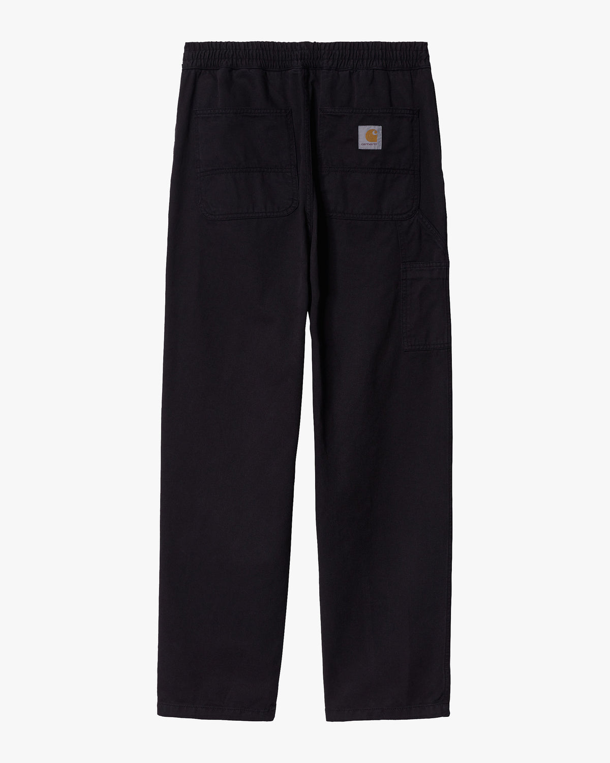 Carhartt WIP Flint Pant Regular Tapered Mens Trousers - Black Garment Dyed | Carhartt WIP Chinos & Trousers | JEANSTORE