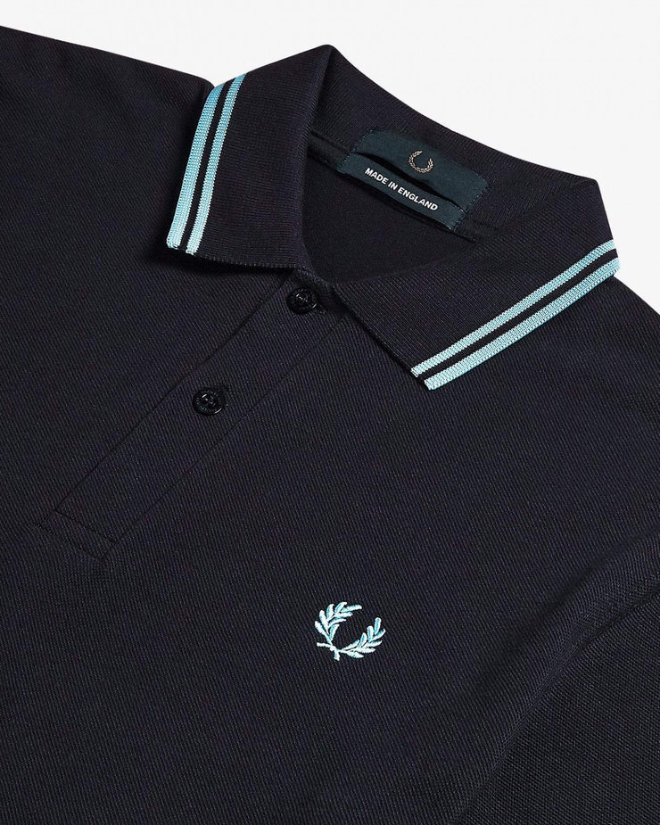 Fred Perry M12 Twin Tipped Polo Shirt - Navy / Ice | JEANSTORE