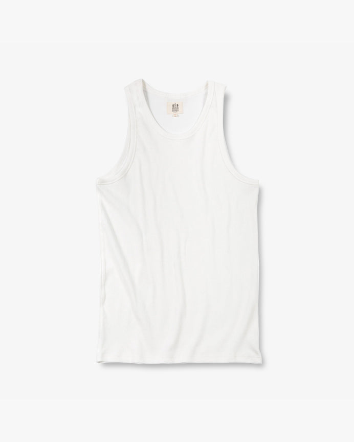 Hemen Biarritz Gari Ribbed Tank Top - Off White | Hemen Biarritz Underwear | JEANSTORE