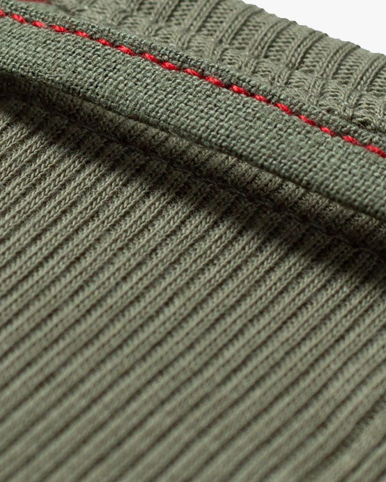 Hemen Biarritz Gari Ribbed Tank Top - Green Clay | Hemen Biarritz Underwear | JEANSTORE
