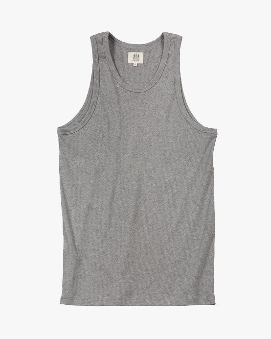 Hemen Biarritz Gari Ribbed Tank Top - Heather Grey | Hemen Biarritz Underwear | JEANSTORE
