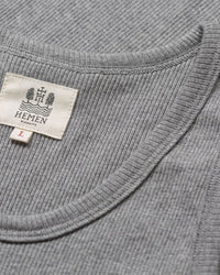 Hemen Biarritz Gari Ribbed Tank Top - Heather Grey | Hemen Biarritz Underwear | JEANSTORE