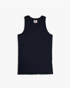 Hemen Biarritz Gari Ribbed Tank Top - Deep Marine