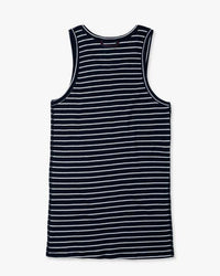 Hemen Biarritz Gari Sailor Stripe Ribbed Tank Top - Marine / Natural | Hemen Biarritz Underwear | JEANSTORE