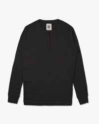 Hemen Biarritz Harri L/S Henley - Solid Black | Hemen Biarritz Underwear | Jeanstore