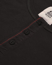 Hemen Biarritz Harri L/S Henley - Solid Black | Hemen Biarritz Underwear | Jeanstore