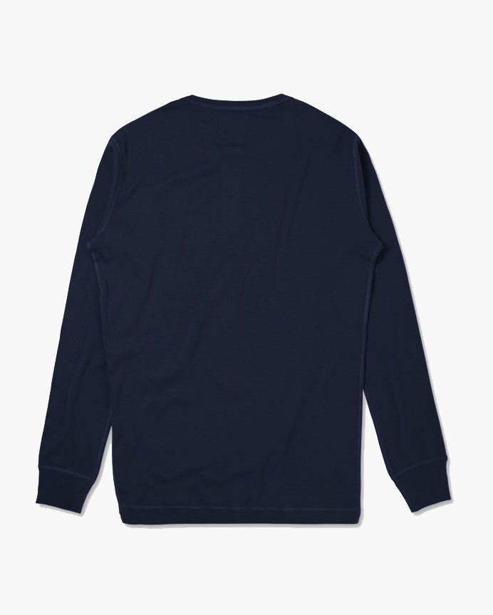 Hemen Biarritz Harri L/S Henley - Deep Marine | Hemen Biarritz Underwear | JEANSTORE
