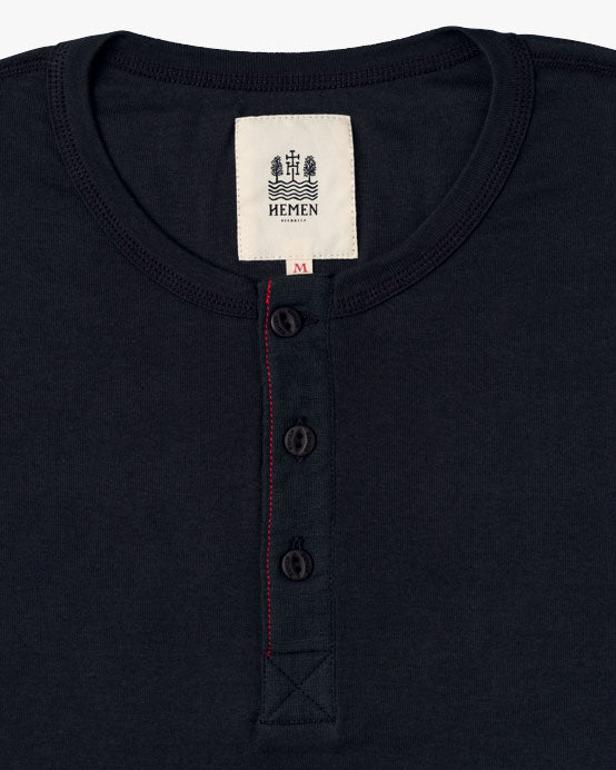 Hemen Biarritz Luzien Henley - Deep Marine | Hemen Biarritz Underwear | JEANSTORE