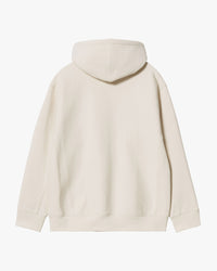 Carhartt WIP Hooded American Script Sweat - Natural | Carhartt WIP Sweaters & Knitwear | JEANSTORE
