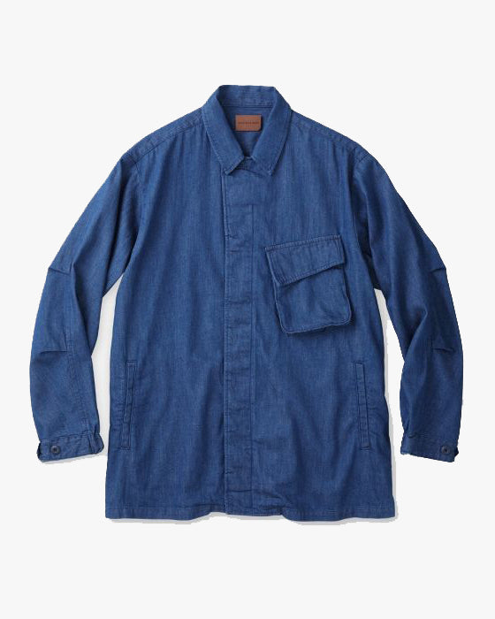 Japan Blue MIL456JKT Jacket - Medium Indigo | Japan Blue Jackets & Coats | JEANSTORE