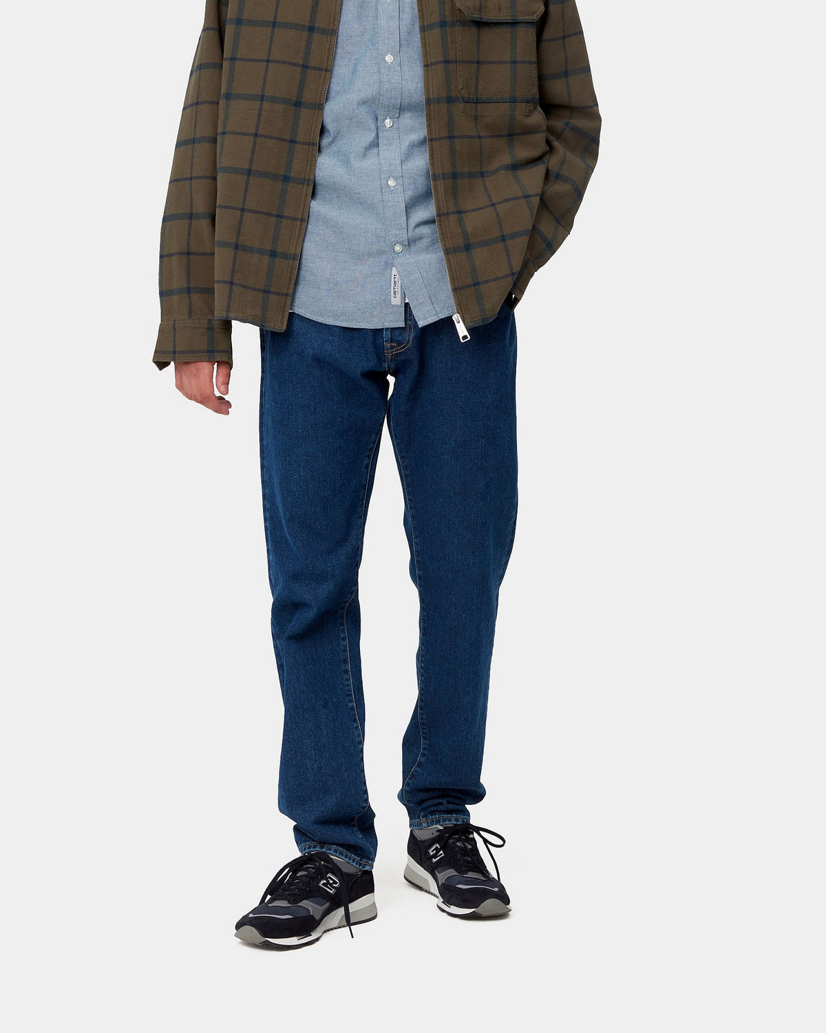 Carhartt WIP Klondike Pant Regular Tapered Mens Jeans - Blue Stone Washed | Carhartt WIP Jeans | JEANSTORE
