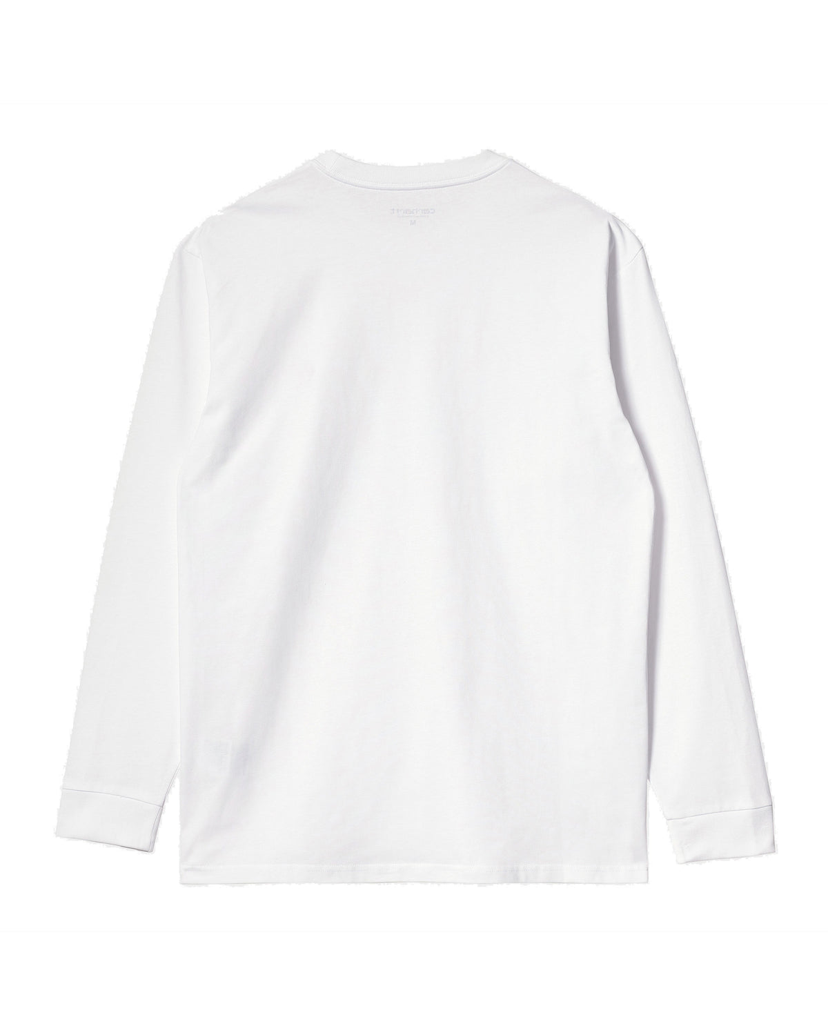 Carhartt WIP L/S Chase Tee - White / Gold | Carhartt WIP T Shirts | JEANSTORE