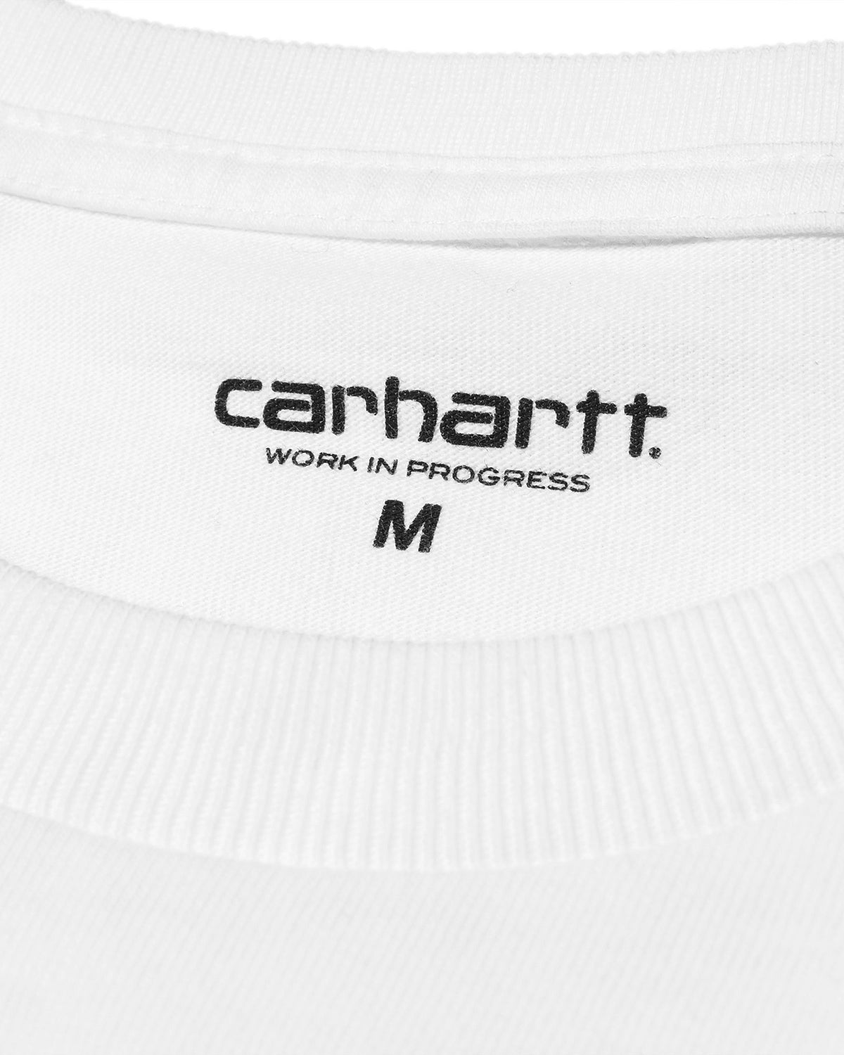 Carhartt WIP L/S Chase Tee - White / Gold | Carhartt WIP T Shirts | JEANSTORE