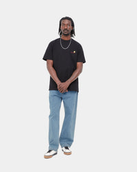 Carhartt WIP Landon Pant Loose Fit Mens Jeans - Blue Heavy Stone Wash | Carhartt WIP Jeans | JEANSTORE