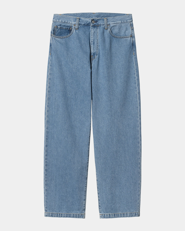 Carhartt WIP Landon Pant Loose Fit Mens Jeans - Blue Heavy Stone Wash | Carhartt WIP Jeans | JEANSTORE
