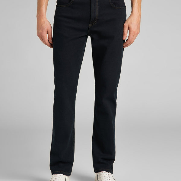 Lee Brooklyn Straight Regular Fit Mens Jeans - Blue Black | Lee Jeans | JEANSTORE