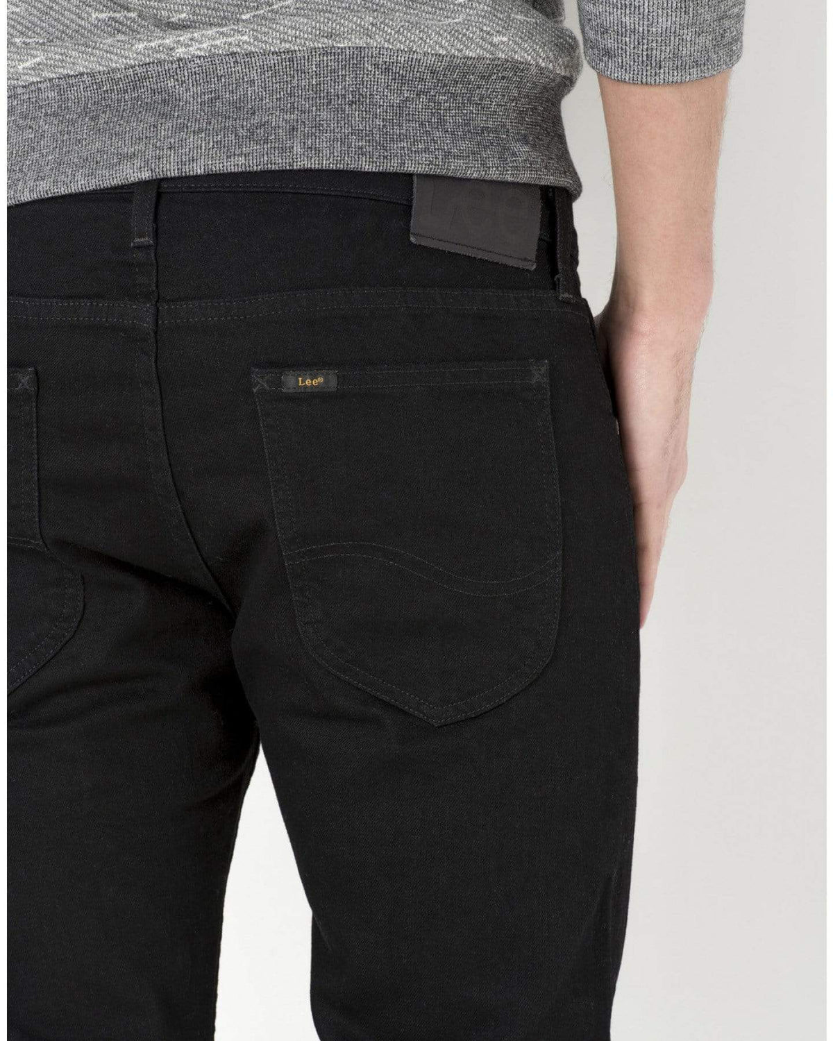 Lee Luke Slim Tapered Mens Jeans - Clean Black | Lee Jeans | JEANSTORE